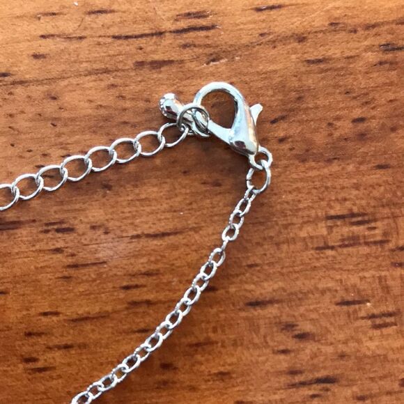 NEW Australian Crystal Pink Necklace And Earrings Set - Picture 3 of 4